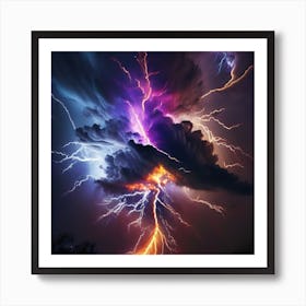 Lightning Storm 3 Art Print