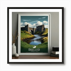 Ireland Travel Poster Art Print