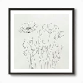 Poppies 90 Art Print