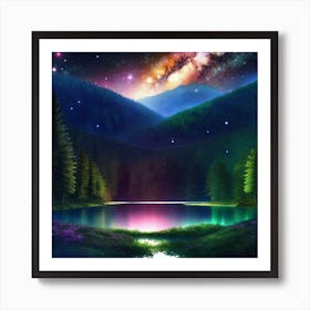 Galaxy Wallpaper 31 Art Print