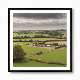 British Countryside Art Print