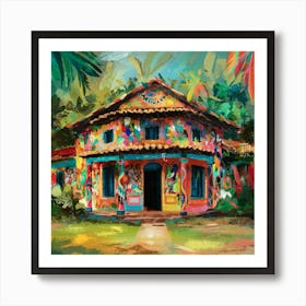 mexican house 1 Art Print