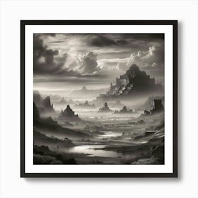 Ethereal Landscape Art Print