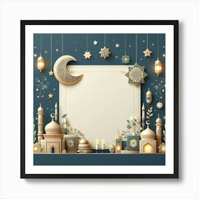 Muslim Holiday Background 1 Art Print
