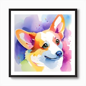 Corgi Painting 21 Art Print