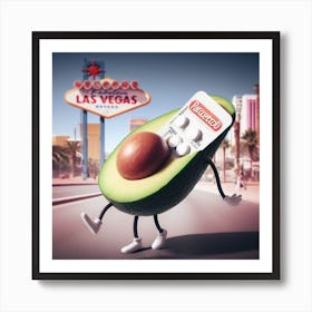 Las Vegas Ad Art Print