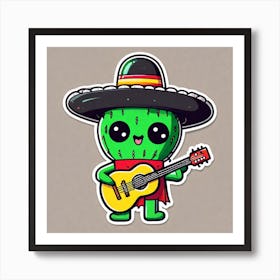 Mexican Cactus 4 Art Print