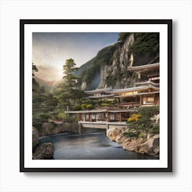 Asian House Art Print