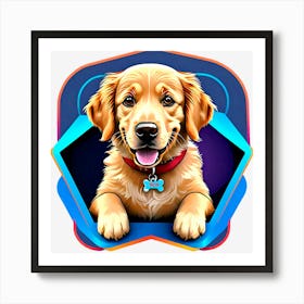 Golden Retriever 1 Art Print