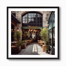 Restaurant In Paris Art Print