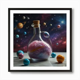 Sand In A Bottle Art Print