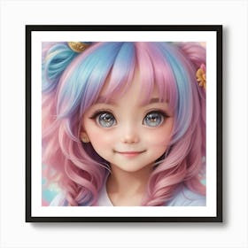 Chibi Charm Art Print