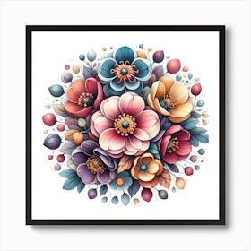 Floral Bouquet 2 Art Print