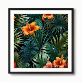 Default Tropical Flora Art 1 Art Print