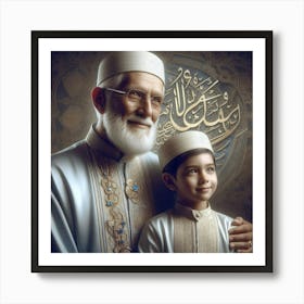 Father And Son Art Print