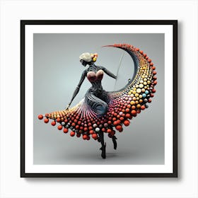 Dancer abstract Art Print