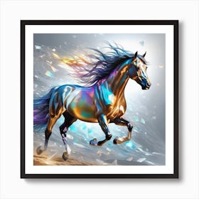 Colorful Horse Art Print