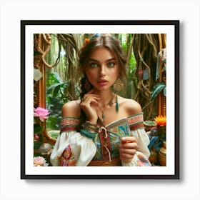 magic jungle Art Print