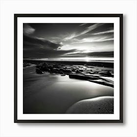 Sunset On The Beach 28 Art Print