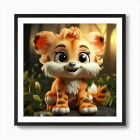 Cute Cheetah 2 Art Print