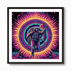 "Soular Cells" Moon Man Collection [Risky Sigma] Art Print