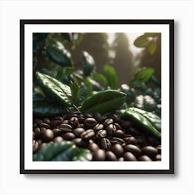 Coffee Beans - Coffee Stock Videos & Royalty-Free Footage 5 Art Print