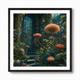 Fairytale Garden 1 Art Print