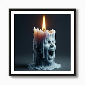 Burning Candle 1 Art Print