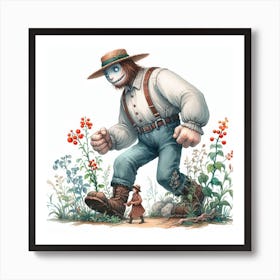 Jack the Giant Killer Art Print