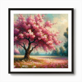 Cherry Blossom Tree 1 Art Print