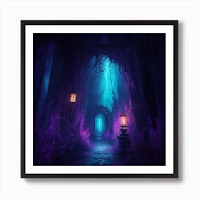 Dark Forest 1 Art Print