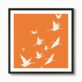 Origami Birds 8 Art Print