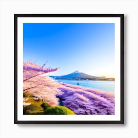 Sakura Trees In Bloom Art Print