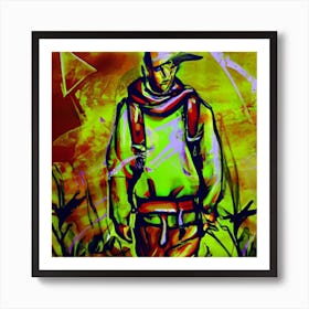 Hiker of Fashion Art Print