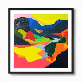 Abstract Travel Collection South Korea 3 Art Print