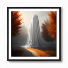 Ghost In The Woods 18 Art Print