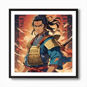 Ahom warrior as a Samurai 1 Affiche