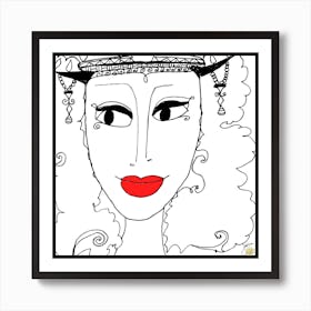 Queens In The Game No Glasses 001 by Jessica Stockwell Art Print