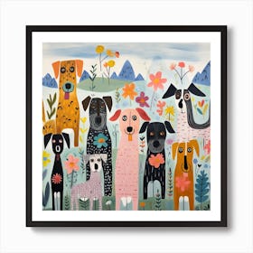 Puppy Love Palette 4 Art Print