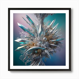 Leonardo Phoenix A Mesmerizing Surreal Scene With A Blend Of F 2 Art Print