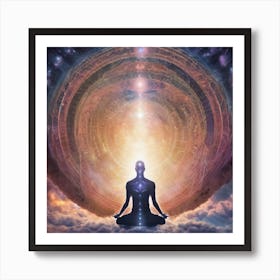 Meditation In The Clouds Art Print