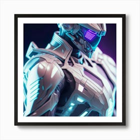 Ciborg Cyberpunk Robot (170) Art Print