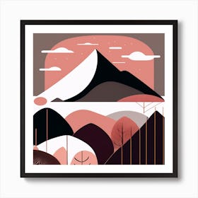 Mountain Landscape 2 Art Print