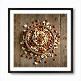 Bowl of Nuts Art Print