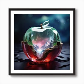 Apple In The Forest 2 Art Print