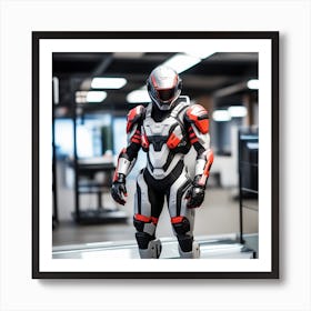 Building A Strong Futuristic Suit Like The One In The Image Requires A Significant Amount Of Expertise, Resources, And Time 20 Art Print