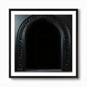 Black Door 1 Art Print