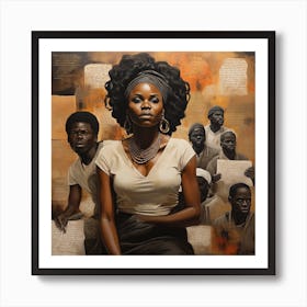 Black History Month: 'The People' Art Print