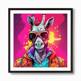 Giraffe 12 Art Print