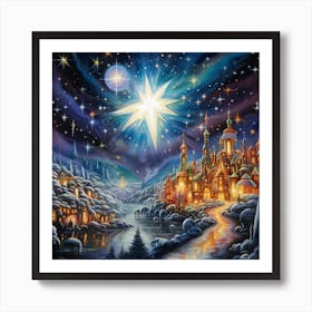 Christmas Star 1 Art Print